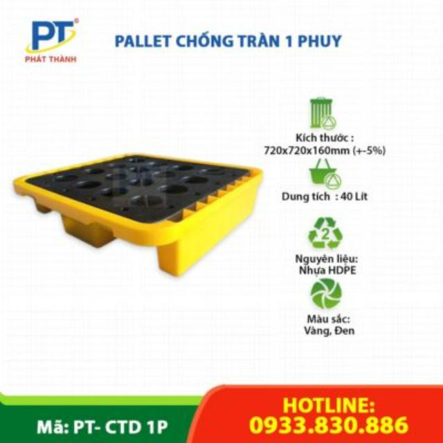 Pallet nhựa 1100x1100x150mm – Sản phẩm chất lượng cao của Nhựa Phát Thành