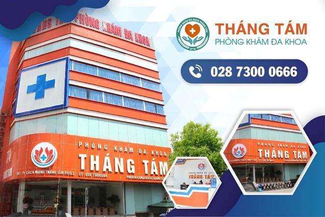 Phòng khám đa khoa Tháng Tám tại 74 Cách Mạng Tháng 8, Quận 3, TPHCM