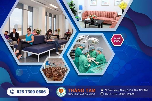 Phòng khám đa khoa Tháng Tám 74 Đ. Cách Mạng Tháng 8, Quận 3, Hồ Chí Minh